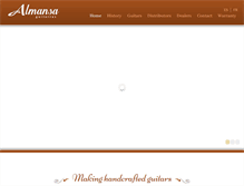 Tablet Screenshot of guitarrasalmansa.es